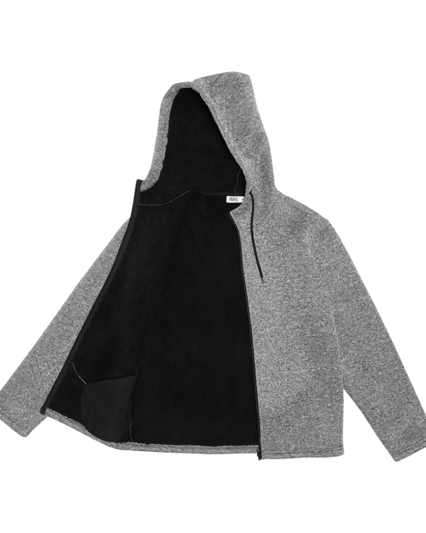 Strickfleecejacke mit Teddyfell X-Mail, Seitentaschen-KiK Onlineshop Fashion