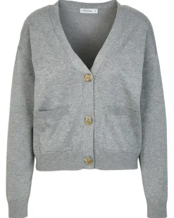 Strickjacke in Melange Janina, Knopfleiste-KiK Onlineshop Cheap