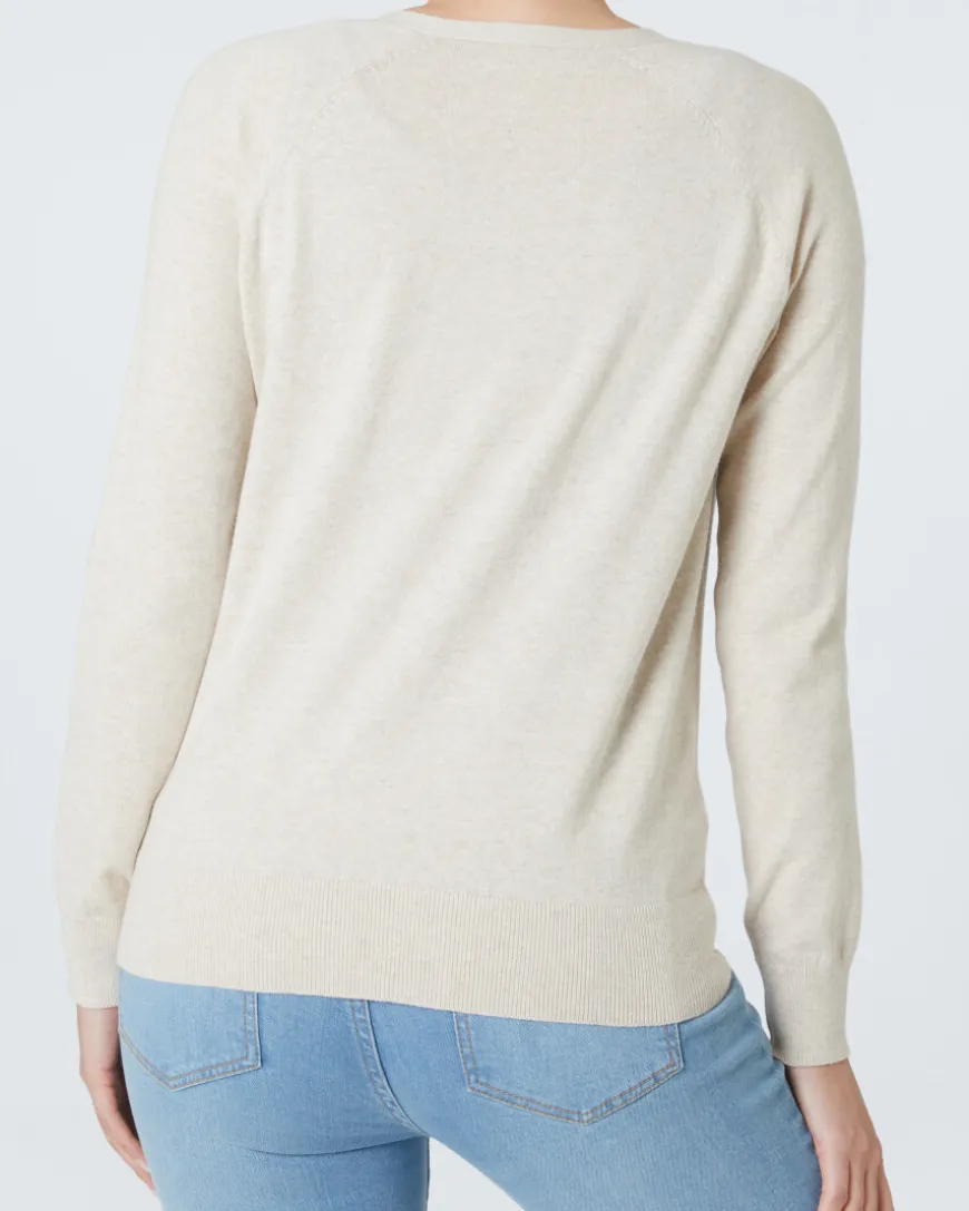 Strickjacke in Melange Janina, Knopfleiste-KiK Onlineshop Discount