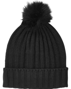 Strickmütze mit Kunstfell Janina, Bommel-KiK Onlineshop Flash Sale
