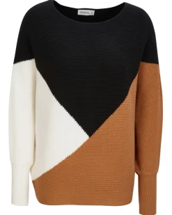 Strickpullover Colour-Blocking Janina, Rundhalsausschnitt-KiK Onlineshop New