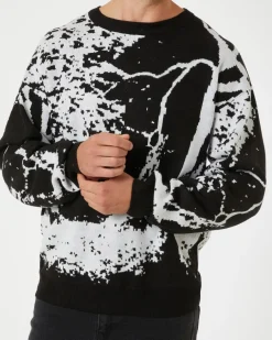 Strickpullover mit Muster X-Mail, Rundhalsausschnitt-KiK Onlineshop Cheap