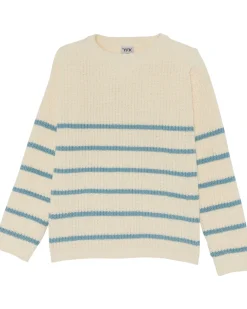 Strickpullover mit Streifen Y.F.K., Rundhalsausschnitt-KiK Onlineshop Cheap
