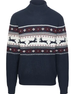 Strickpullover mit winterlichem Muster X-Mail, Rollkragen-KiK Onlineshop Online