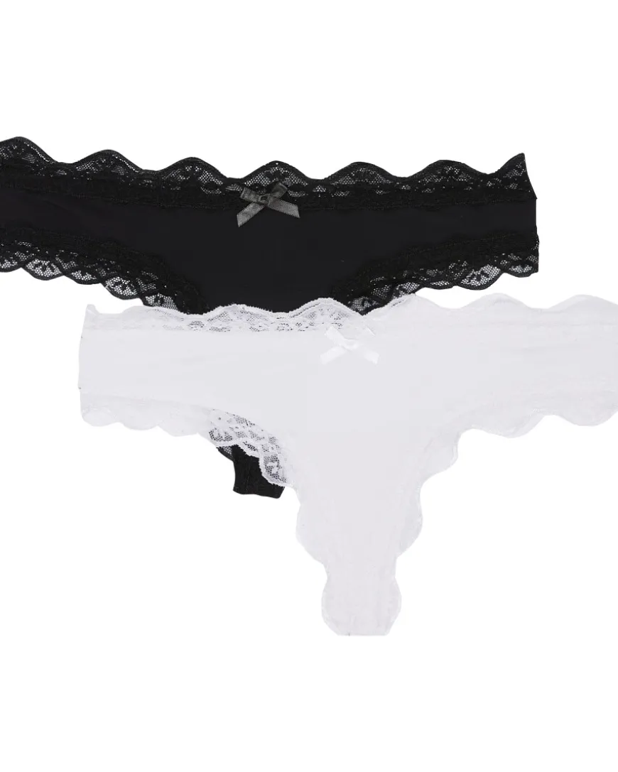 Strings mit Spitze 2er-Pack, Janina-KiK Onlineshop New