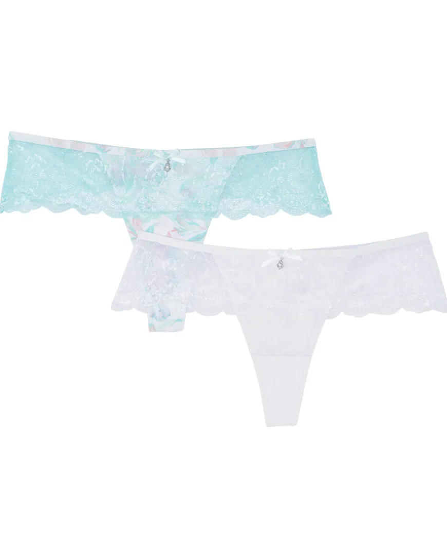 Strings mit Spitze 2er-Pack, Janina-KiK Onlineshop Outlet