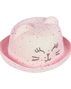 Strohhut mit Katzengesicht Ergee, Umfang ca. 45 – 47 cm-KiK Onlineshop Cheap