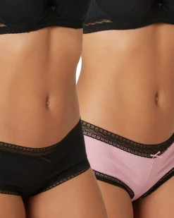 Strukturierte Pantys 2er-Pack, Janina-KiK Onlineshop Best