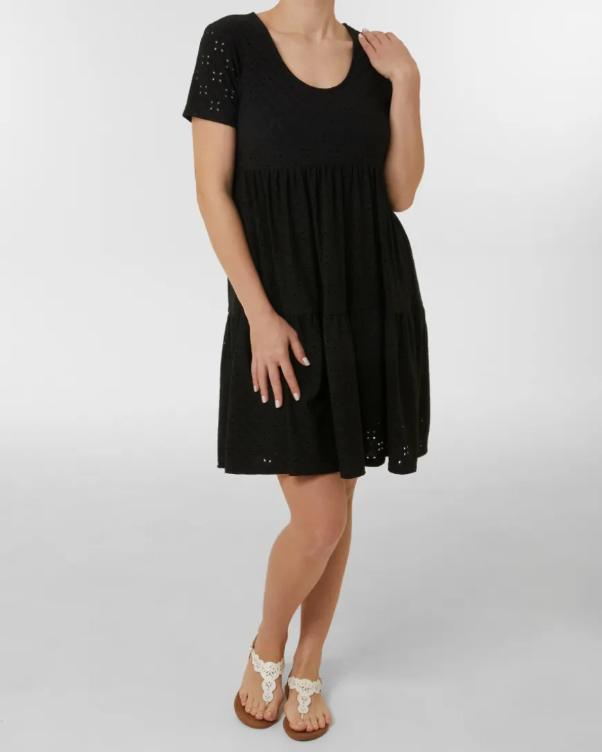 Stufiges Kleid Janina, Stickereien-KiK Onlineshop New