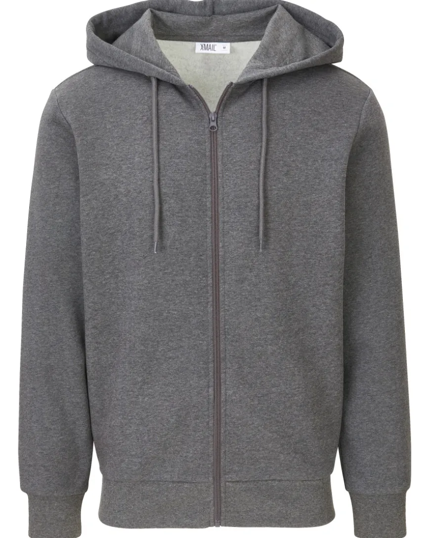 Sweatjacke in Melange X-Mail, Kapuze-KiK Onlineshop New