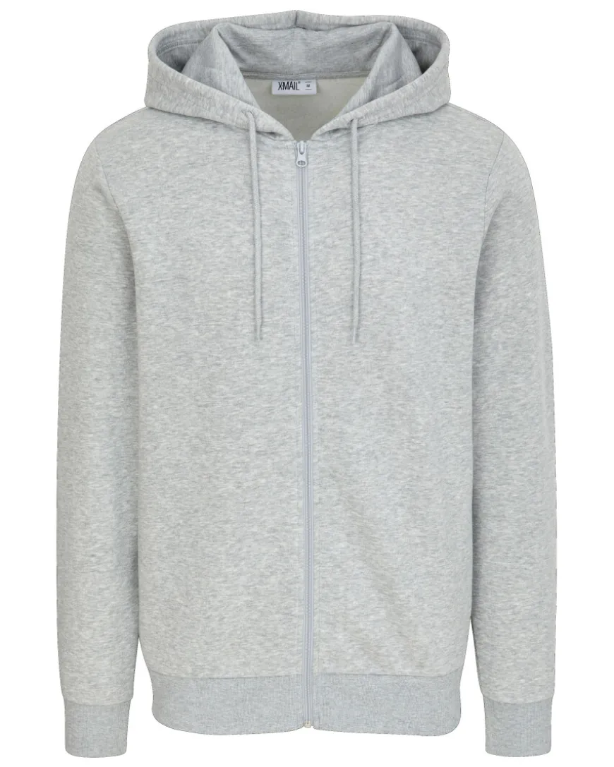 Sweatjacke in Melange X-Mail, Kapuze-KiK Onlineshop Hot
