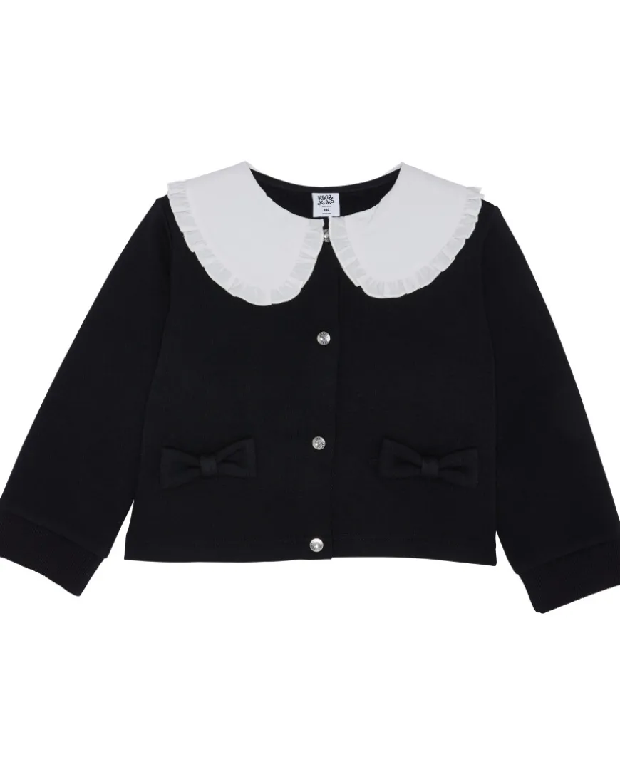 Sweatjacke mit Knopfleiste Bubikragen-KiK Onlineshop Store