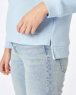 Sweatshirt mit Applikation Janina, Vokuhila-Saum-KiK Onlineshop Outlet