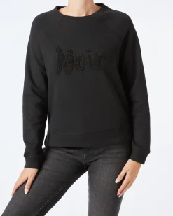 Sweatshirt mit Applikation Janina, Rundhalsausschnitt-KiK Onlineshop Outlet