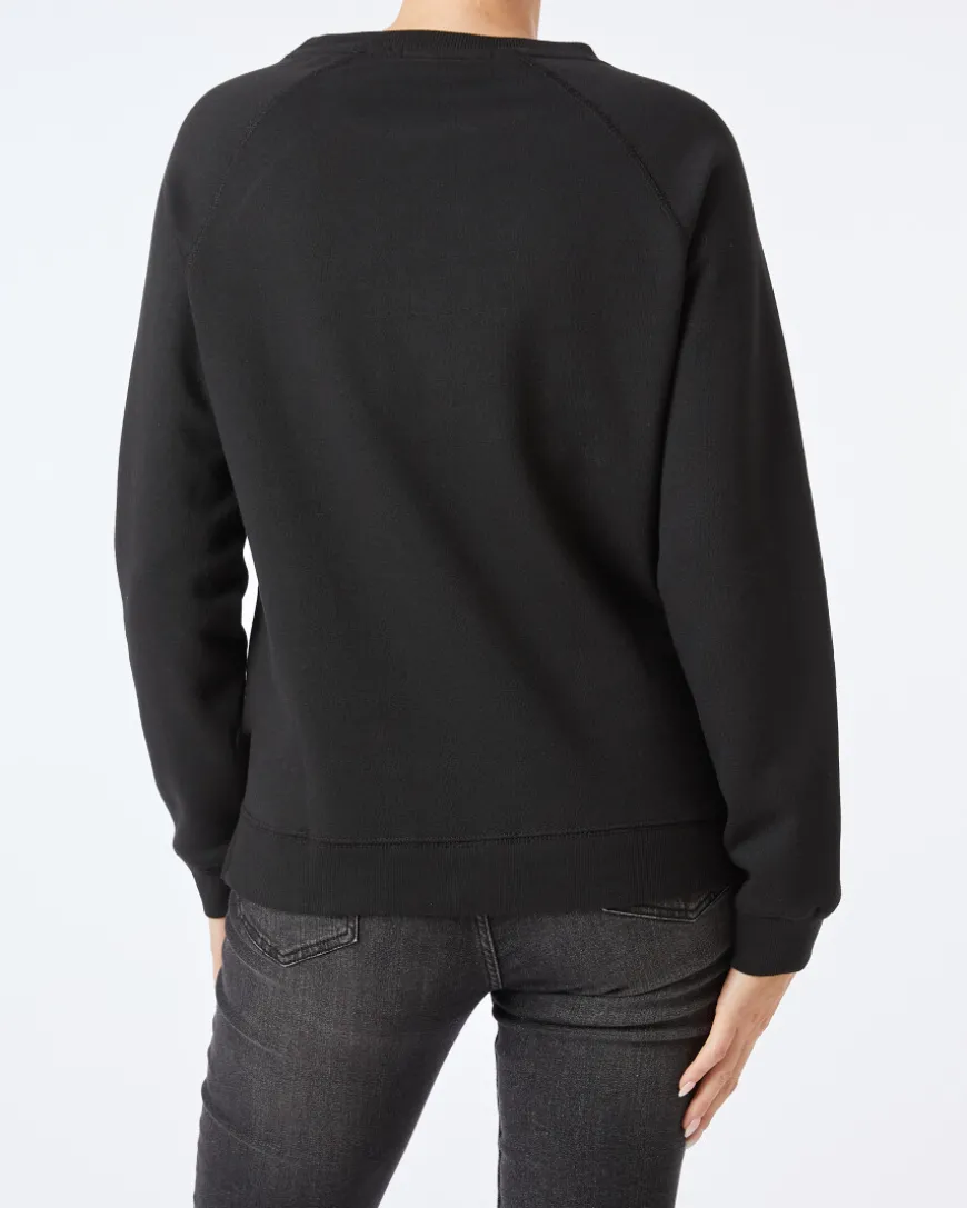 Sweatshirt mit Applikation Janina, Rundhalsausschnitt-KiK Onlineshop Outlet