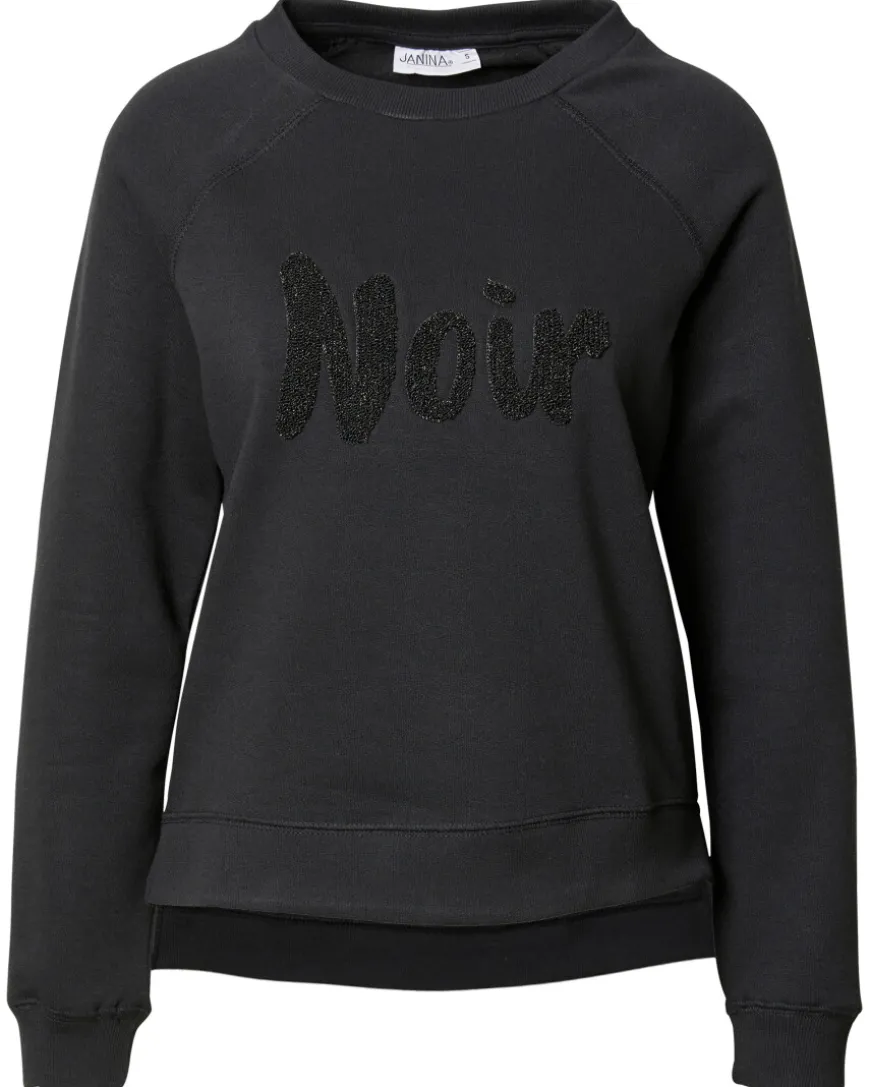 Sweatshirt mit Applikation Janina, Rundhalsausschnitt-KiK Onlineshop Outlet