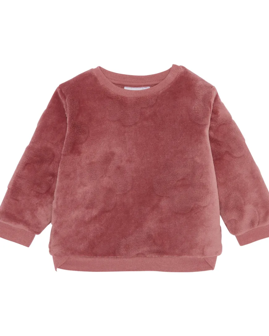 Sweatshirt mit Prägedruck Ergee, Schulterknöpfe-KiK Onlineshop New