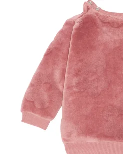 Sweatshirt mit Prägedruck Ergee, Schulterknöpfe-KiK Onlineshop New