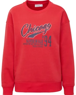 Sweatshirt mit Rippbündchen Janina, Rundhalsausschnitt-KiK Onlineshop Discount