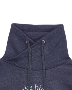 Sweatshirt mit Schalkragen Janina, verschiedene Designs-KiK Onlineshop Outlet