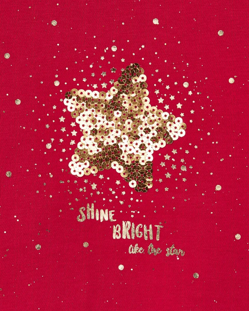 Sweatshirt Weihnachten Pailletten-KiK Onlineshop Outlet