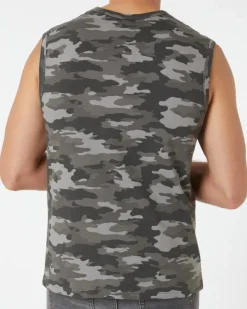 Tanktop Camouflage X-Mail, Rundhalsausschnitt-KiK Onlineshop Cheap