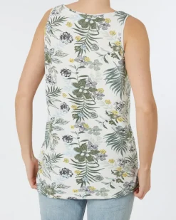 Tanktop mit Tunnelzug Janina, Rundhalsausschnitt-KiK Onlineshop Discount