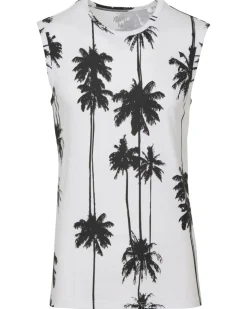 Tanktop Palmen X-Mail, Rundhalsausschnitt-KiK Onlineshop Fashion