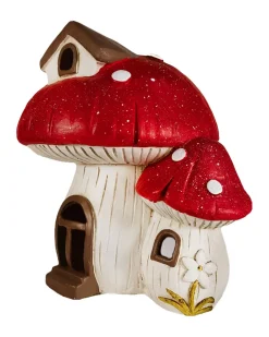 Teelichthalter Pilzhaus ca. 32 x 27,5 x 32 cm-KiK Onlineshop Discount