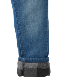 Thermo-Jeans mit Aufnäher elastischer Bund-KiK Onlineshop Hot