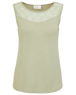 Top mit Spitze Janina, Rundhalsausschnitt-KiK Onlineshop Online