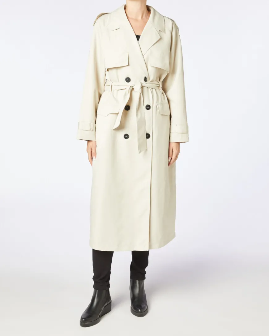 Trenchcoat mit Gürtel Janina, 2 Knopfleisten-KiK Onlineshop Cheap