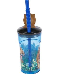 Trinkbecher mit Strohhalm verschiedene Lizenzen, ca. 360 ml-KiK Onlineshop Clearance