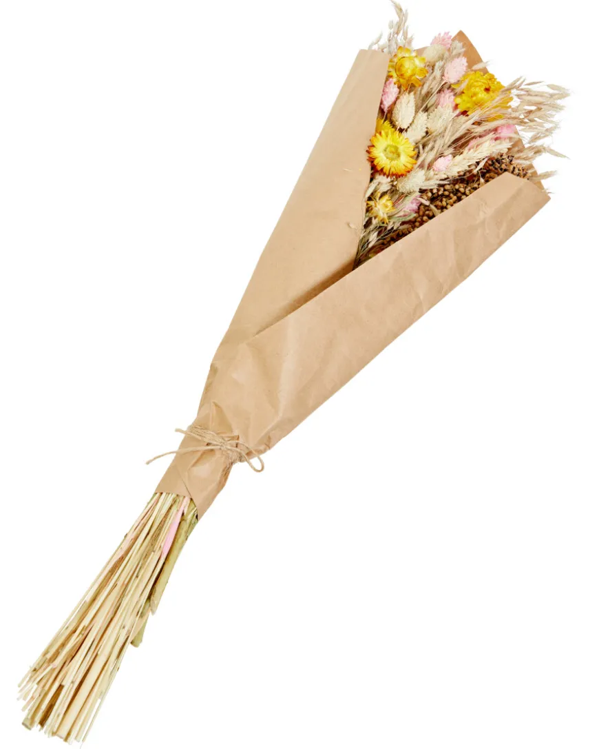 Trockenblumen in Papier ca. 60 cm-KiK Onlineshop Flash Sale