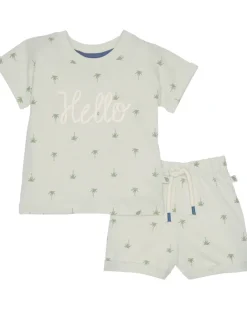 T-Shirt + Shorts palmen Identic Nature, 2-tlg. Set-KiK Onlineshop Best