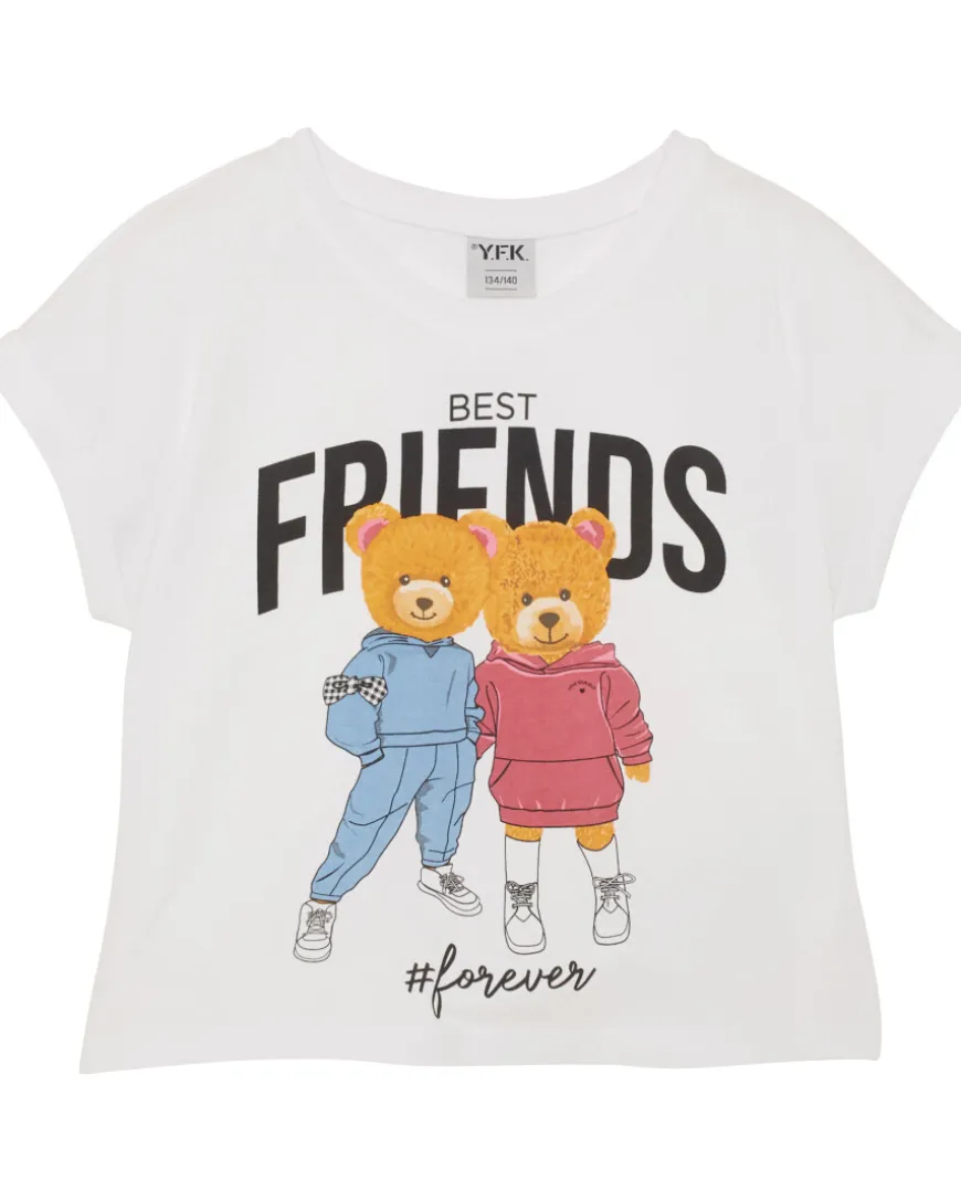 T-Shirt Bärenfreunde Y.F.K., cropped-KiK Onlineshop Shop