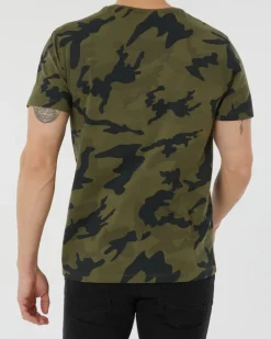 T-Shirt Camouflage X-Mail, Rundhalsausschnitt-KiK Onlineshop Flash Sale