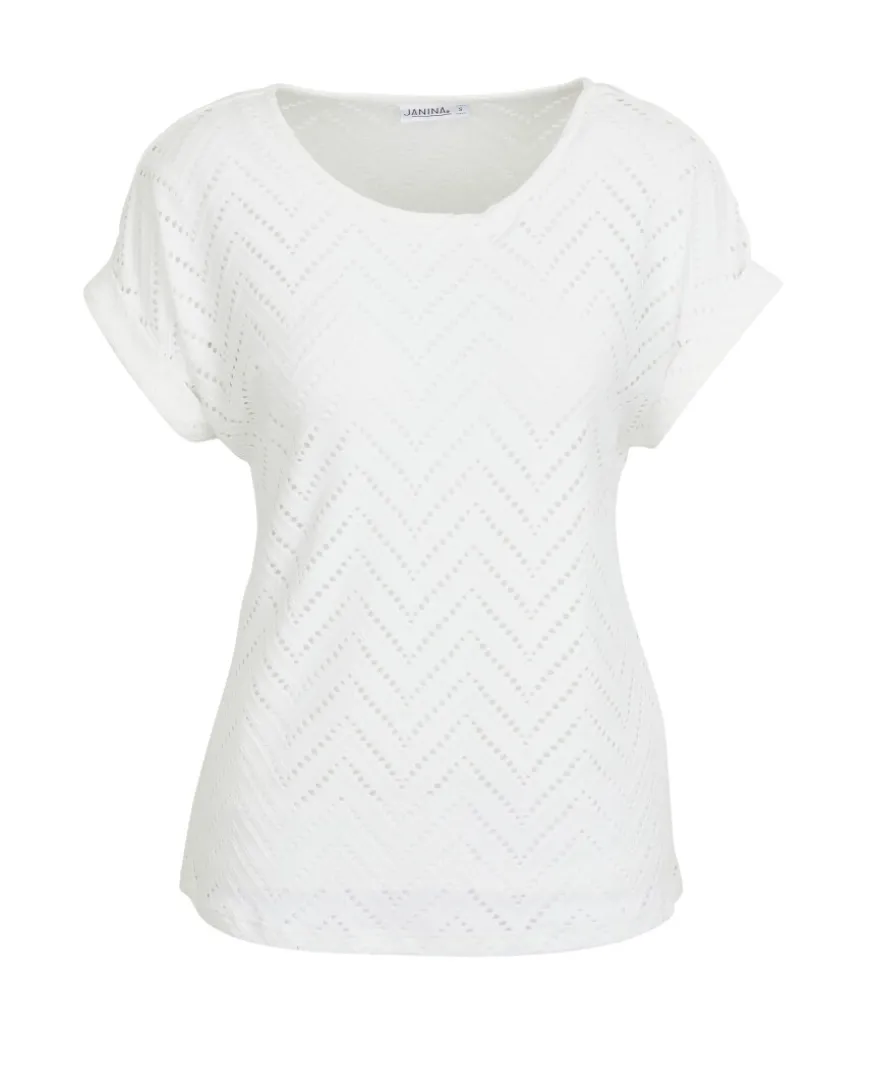 T-Shirt Lochmuster Janina, Stretchanteil-KiK Onlineshop Store