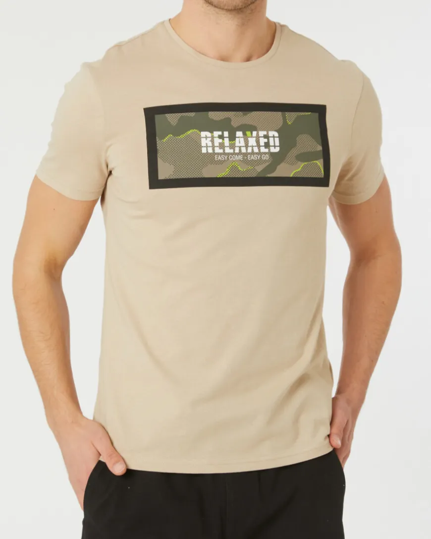 T-Shirt mit Frontprint X-Mail, Rundhalsausschnitt-KiK Onlineshop Best