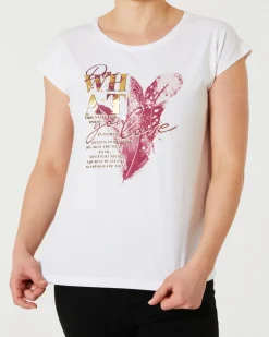 T-Shirt mit Schimmer Janina, verschiedene Designs-KiK Onlineshop Shop