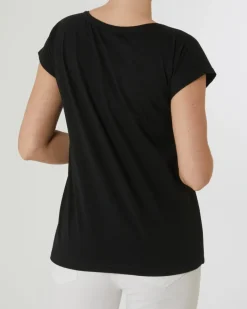 T-Shirt mit schimmerndem Print Janina, Rundhalsausschnitt-KiK Onlineshop Shop