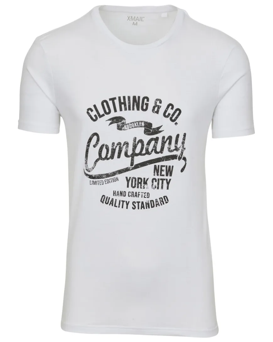 T-Shirt mit Schriftzug X-Mail, Rundhalsausschnitt-KiK Onlineshop Hot