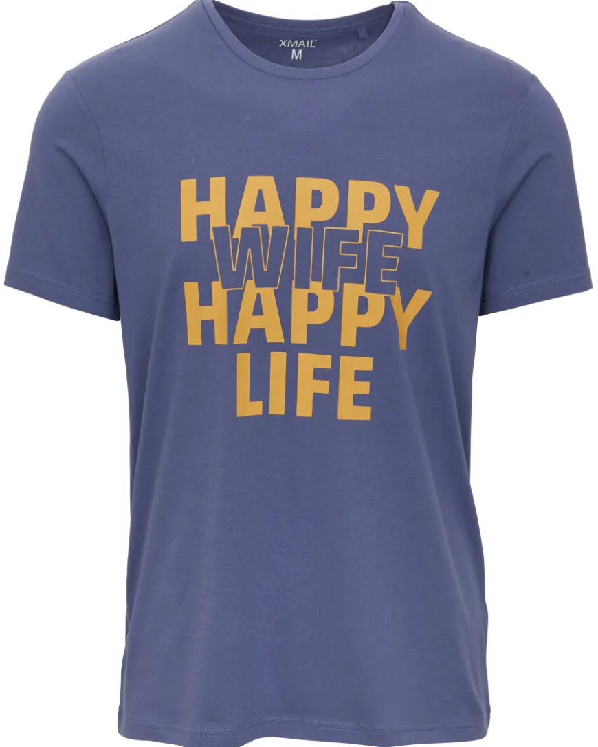 T-Shirt mit Schriftzug X-Mail, Rundhalsausschnitt-KiK Onlineshop Clearance
