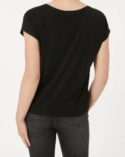 T-Shirt mit Strasssteinen Janina, Rundhalsausschnitt-KiK Onlineshop Cheap