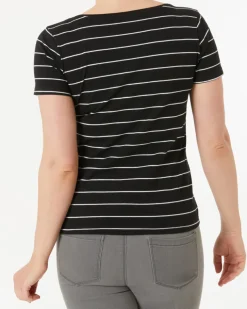 T-Shirt mit Streifen Janina, Stretchanteil-KiK Onlineshop Online
