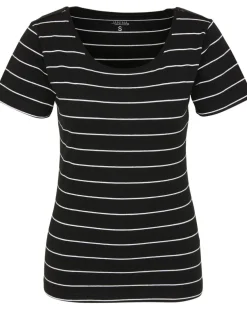 T-Shirt mit Streifen Janina, Stretchanteil-KiK Onlineshop Online