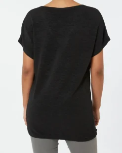 T-Shirt mit Tunnelzug Janina, V-Ausschnitt-KiK Onlineshop New