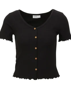 T-Shirt mit Wellenkanten Janina, V-Ausschnitt-KiK Onlineshop Shop