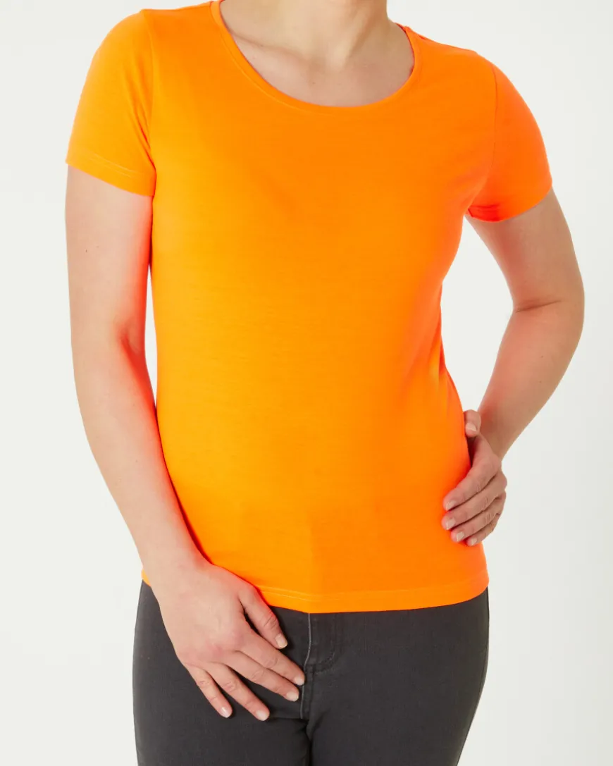 T-Shirt Neonfarbe Janina, Stretchanteil-KiK Onlineshop Store