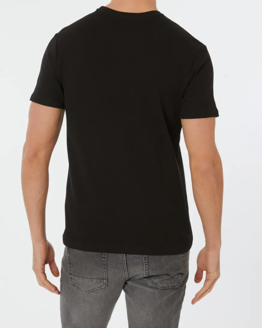 T-Shirt Waffeloptik X-Mail, Rundhalsausschnitt-KiK Onlineshop Sale